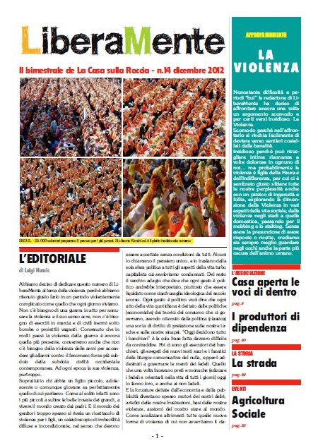 LiberaMente n.14 Dicembre 2012